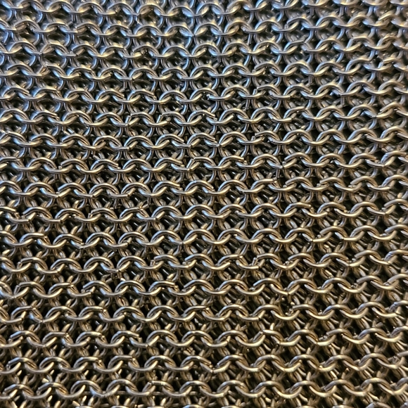 Antique Vintage Whiting & Davis Silver Tone Mesh Chain Purse Handbag - Picture 3 of 7